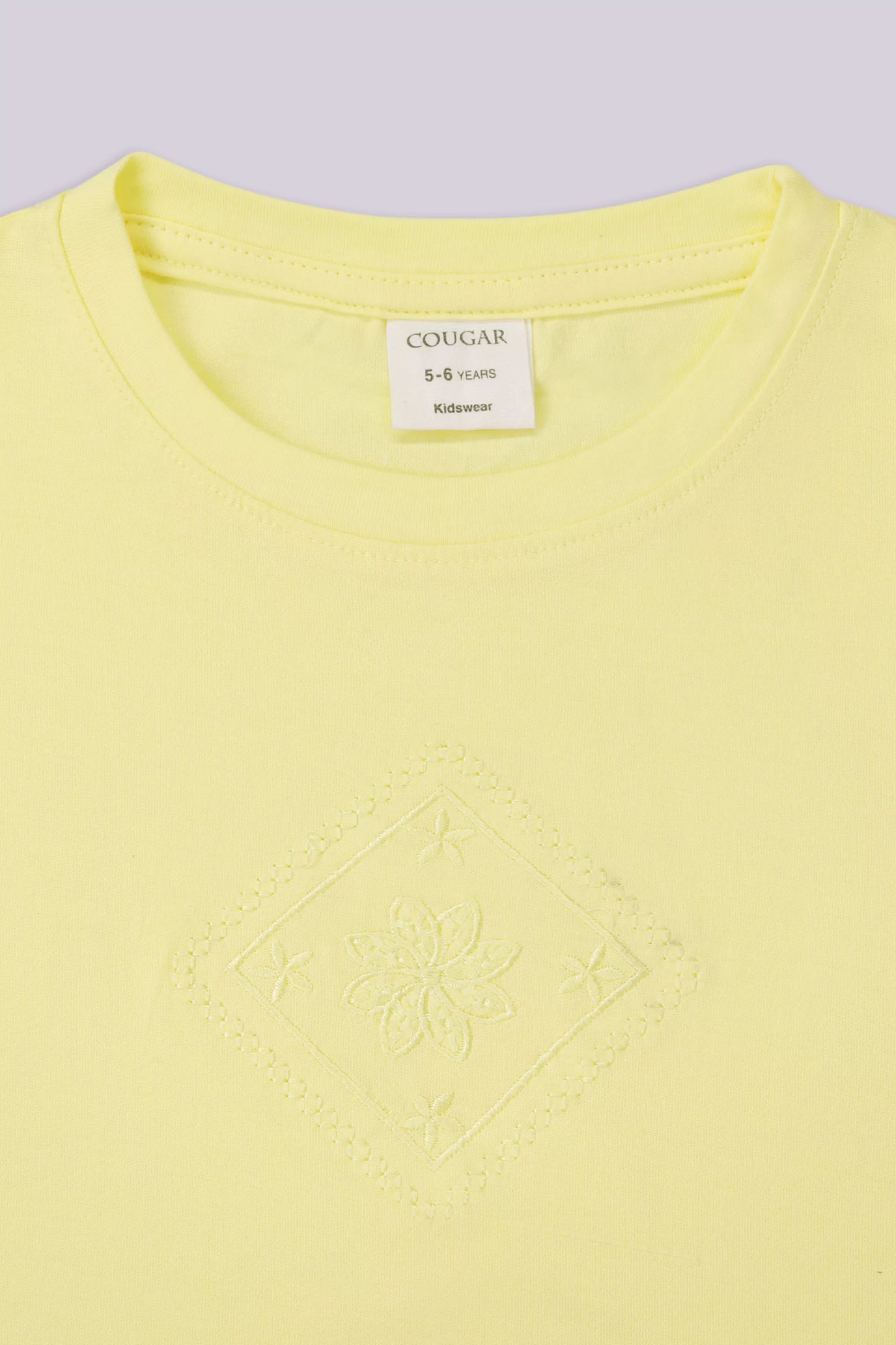 Embroidered Box Fit T-Shirt - Cougar Clothing