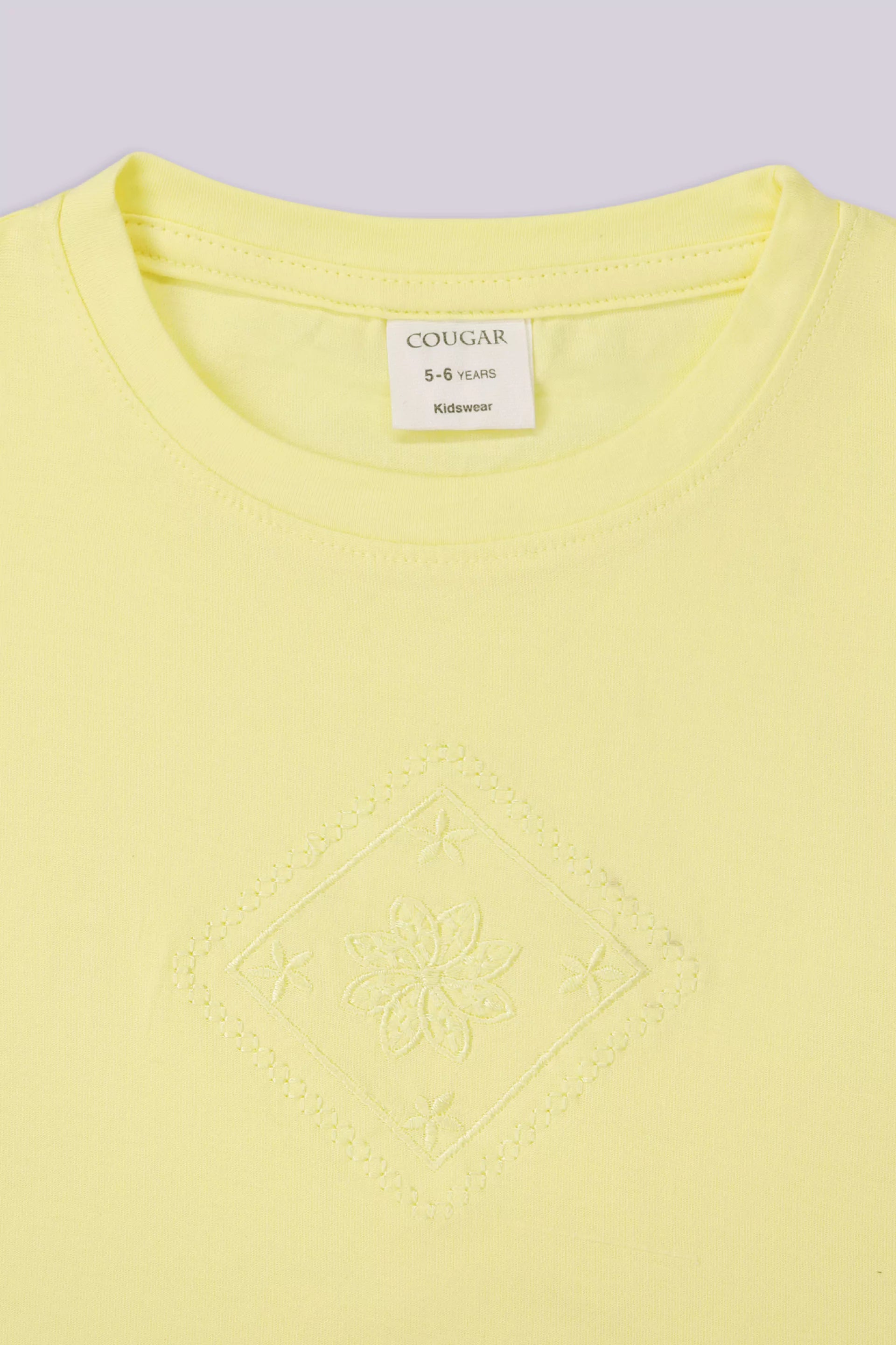 Embroidered Box Fit T-Shirt - Cougar Clothing