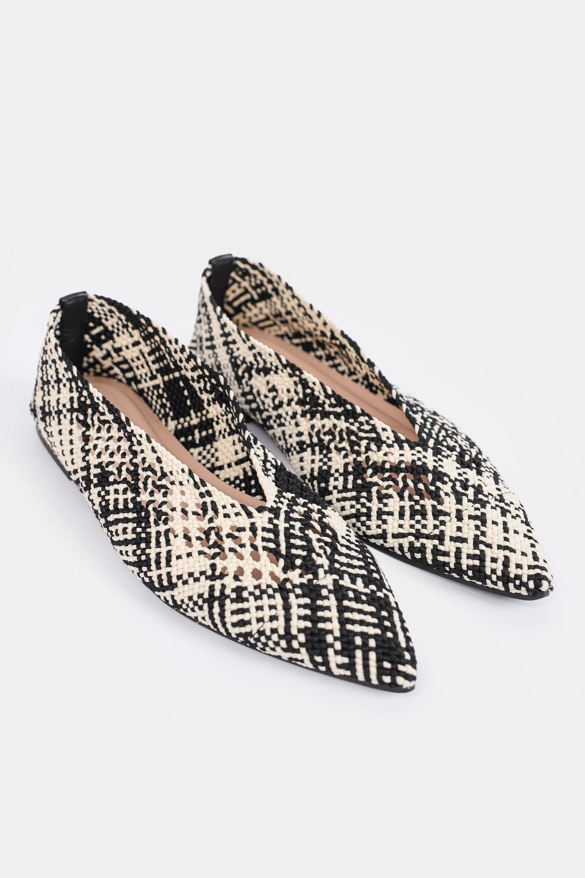 Textured Ballet Flats - Cougar Clothing