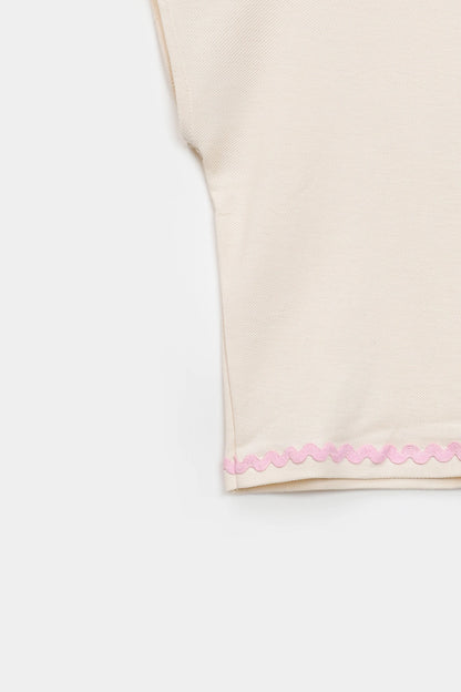 Lace-Detailed T-Shirt - Cougar Clothing