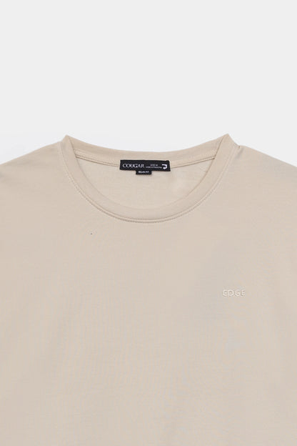 Relaxed Fit Terry T-Shirt - Cougar Clothing