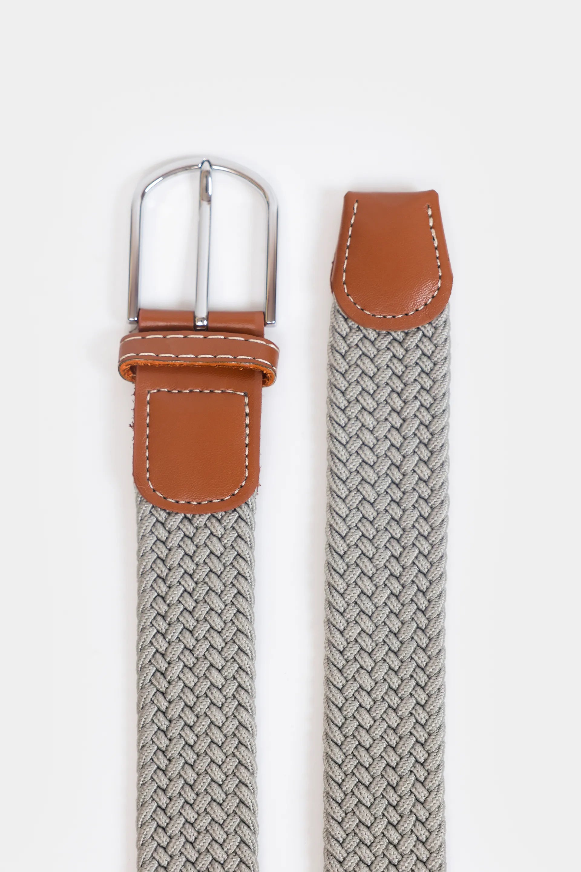 Stretchable Braided Canvas Belt - Cougar Clothing