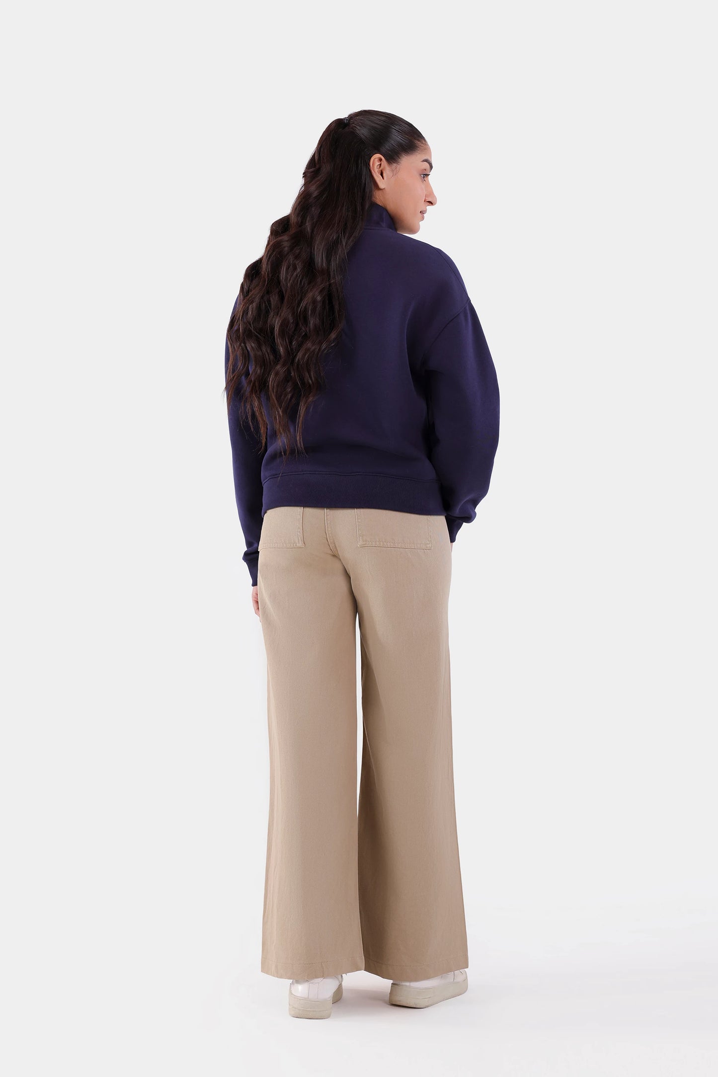 Fleece Quarter Zip Sweatshirt - Cougar Clothing