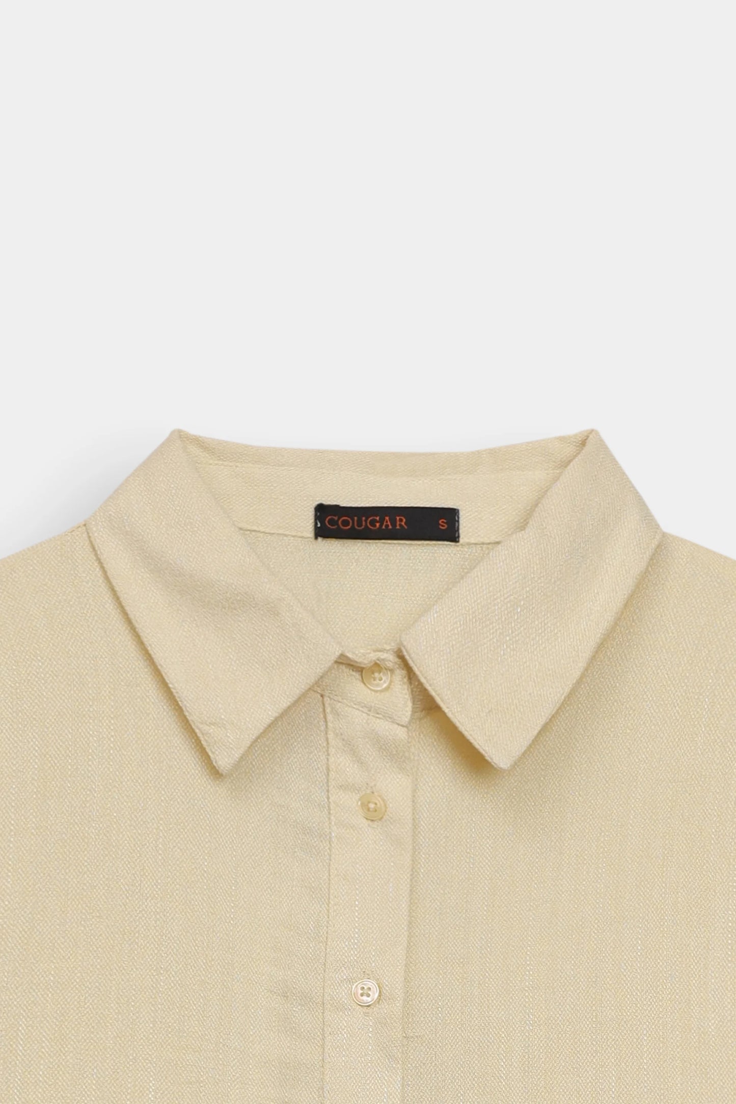 Short Sleeve Shirt With Tie-Detail - Cougar Clothing