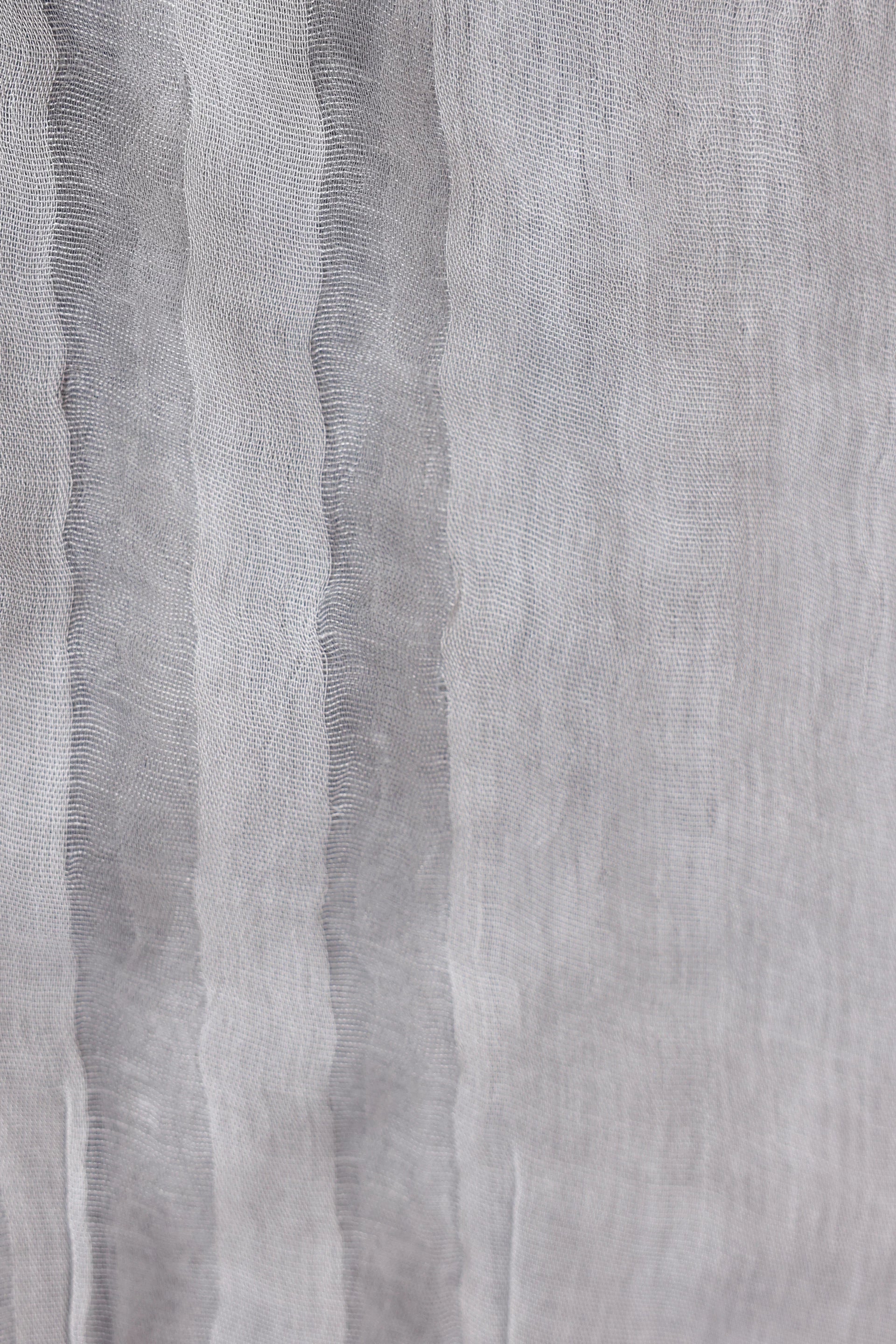 Textured Scarf With Frayed Edges - Cougar Clothing