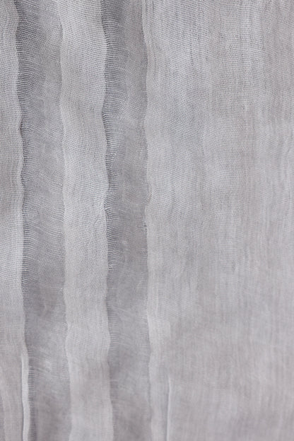 Textured Scarf With Frayed Edges - Cougar Clothing