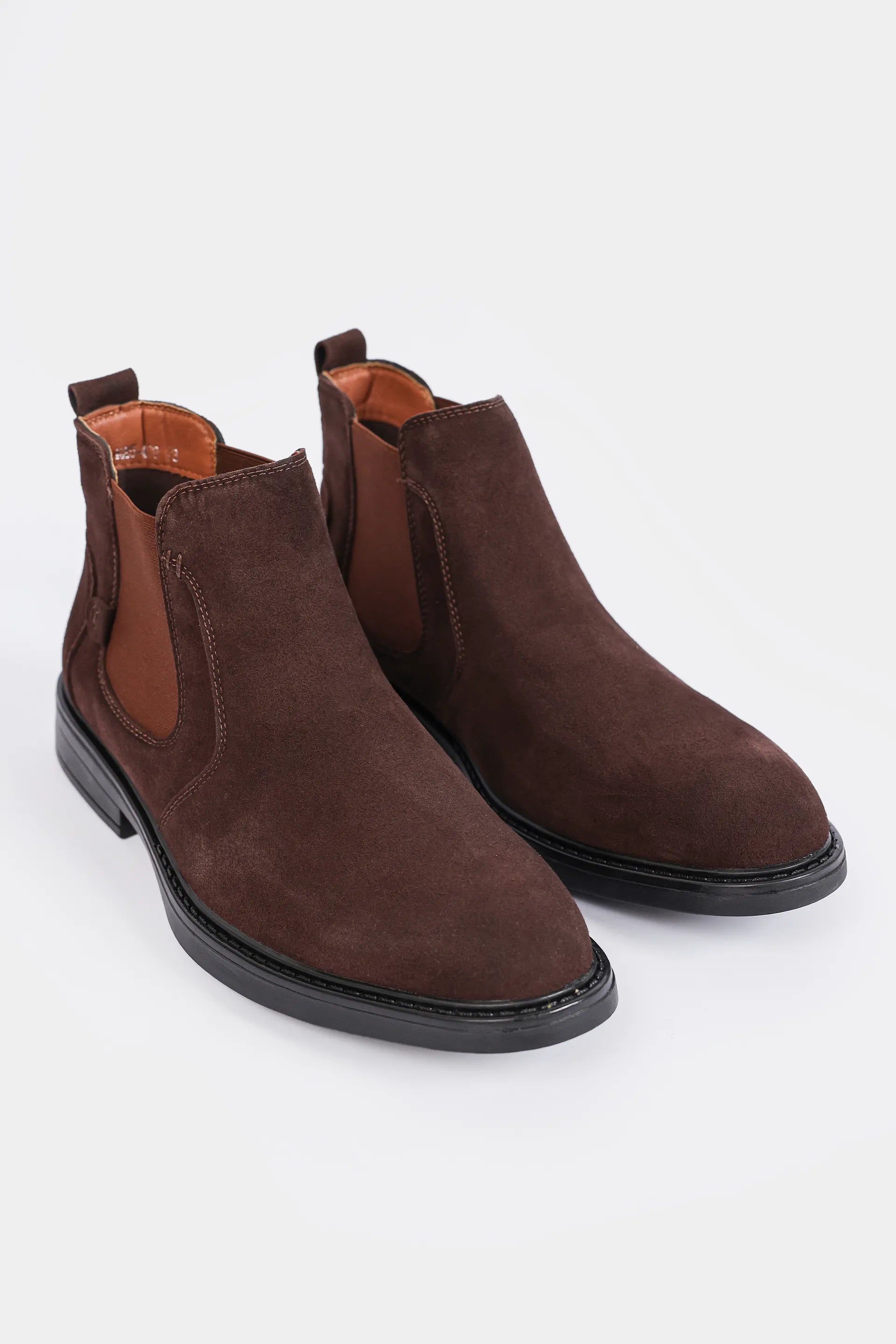 Faux Suede Chelsea Boots - Cougar Clothing