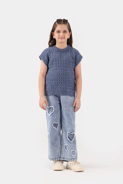 Cable Knit Sweater Vest - Cougar Clothing