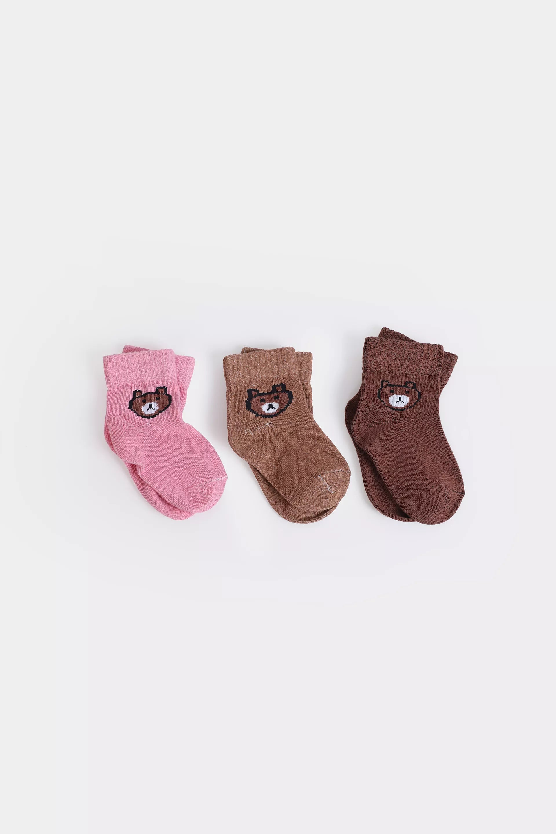 Pack of 3 Short Crew Socks - Cougar Clothing