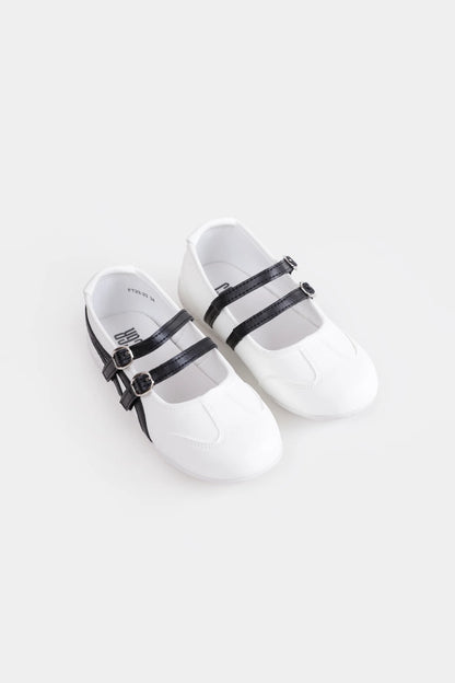 Dual Buckle Ballet Flats - Cougar Clothing