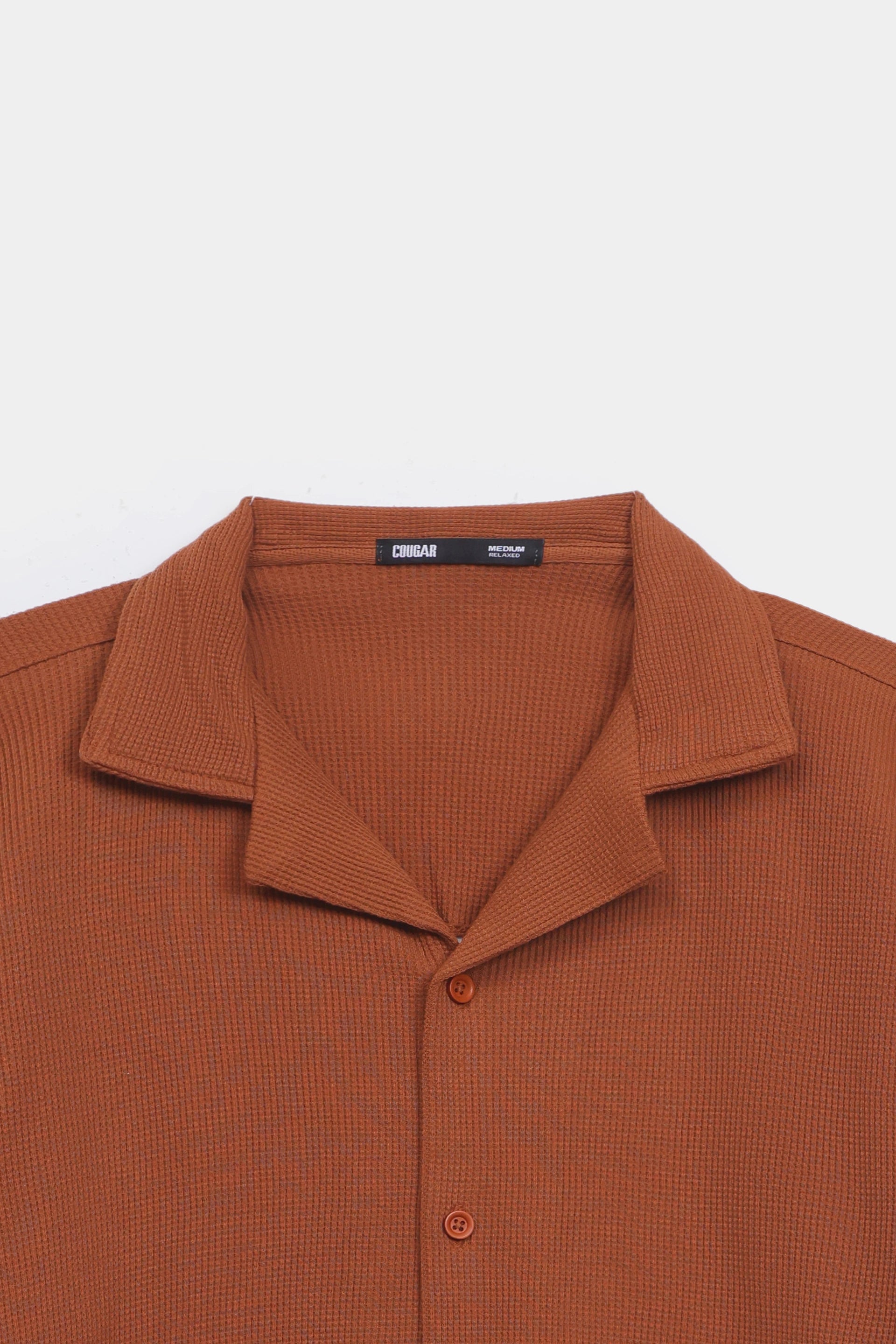 Relaxed Waffle Shirt - Cougar Clothing
