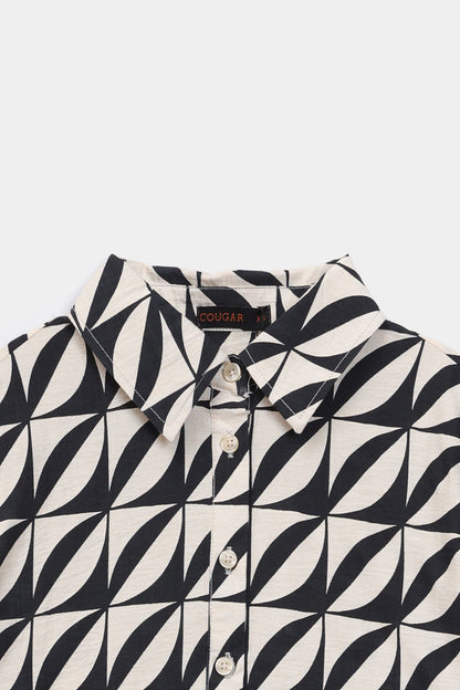 Viscose Blend Printed Shirt - Cougar Clothing