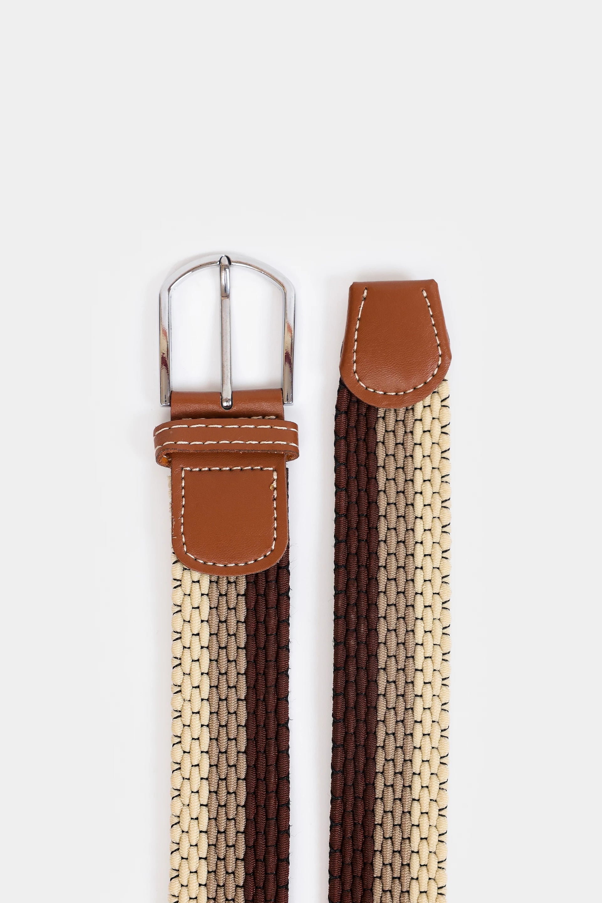 Striped Textured Belt - Cougar Clothing