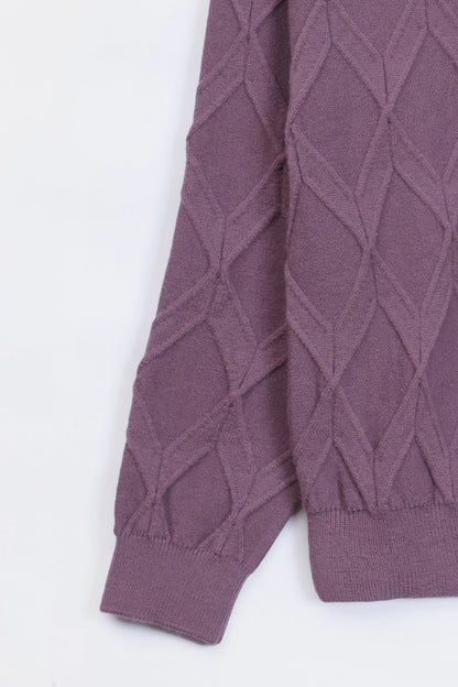 Argyle Knit Sweater - Cougar Clothing