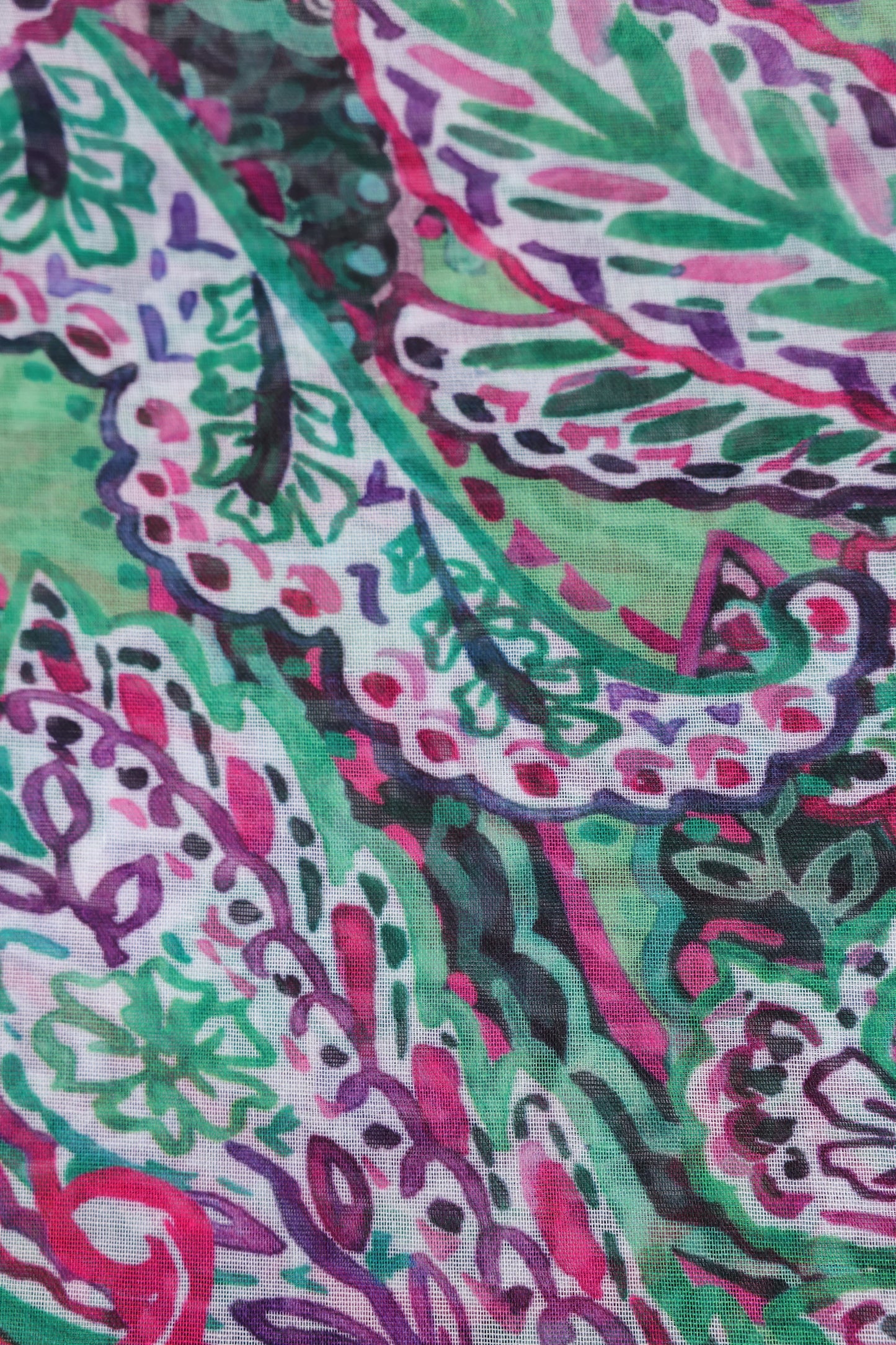 Multicolor Printed Scarf - Cougar Clothing