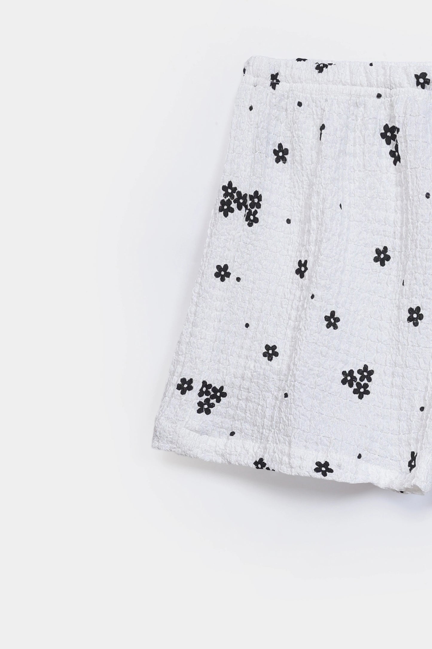 Printed Crush Cotton Shorts - Cougar Clothing