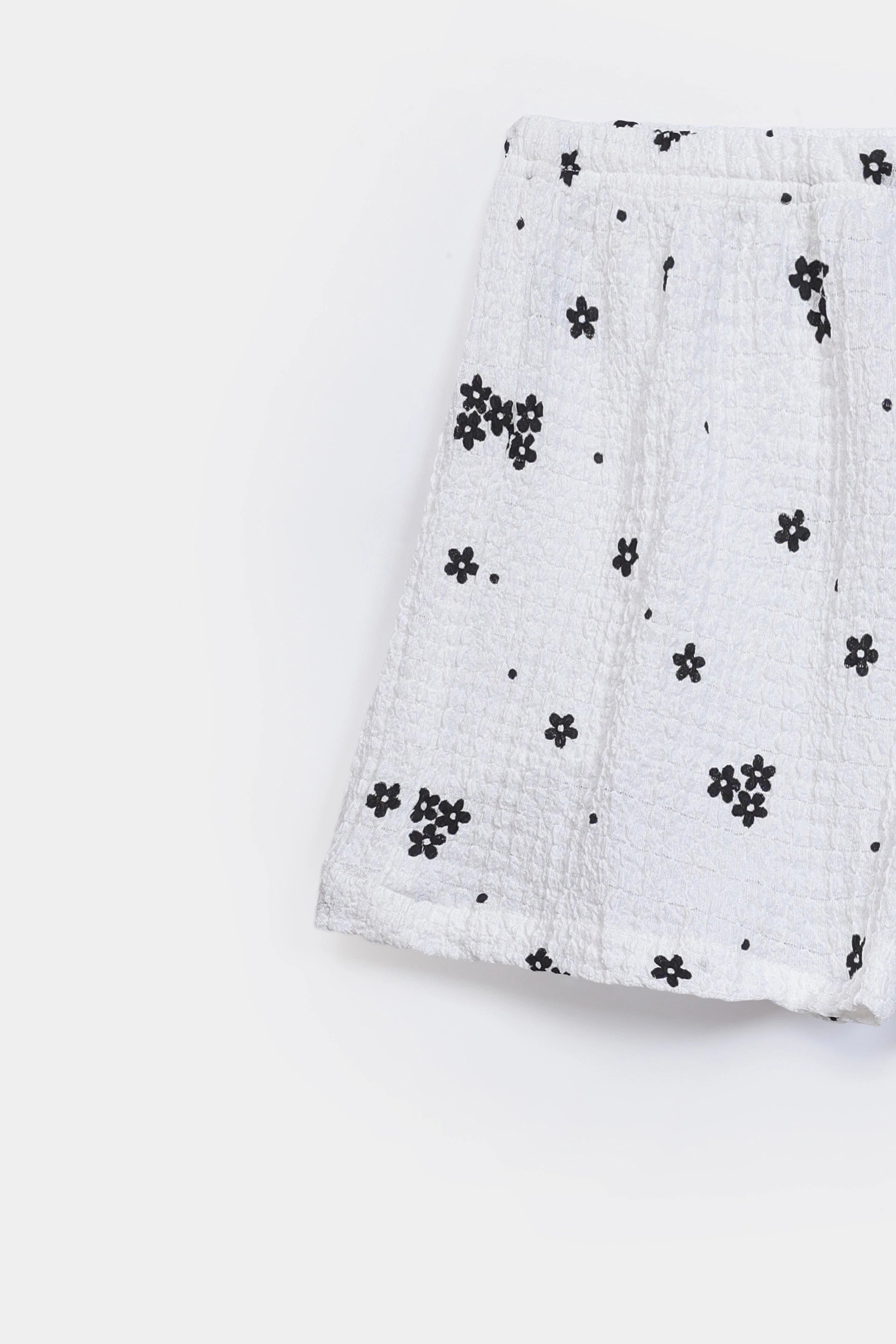 Printed Crush Cotton Shorts - Cougar Clothing