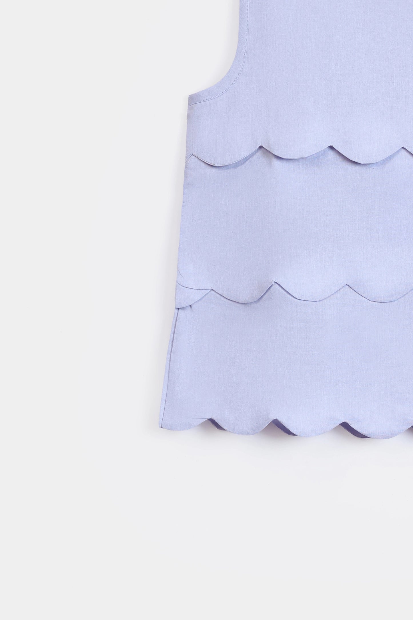 Scallop Lawn Top - Cougar Clothing