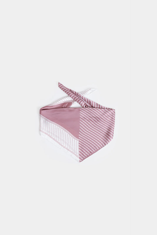 Striped Silk Scarf - Cougar Clothing