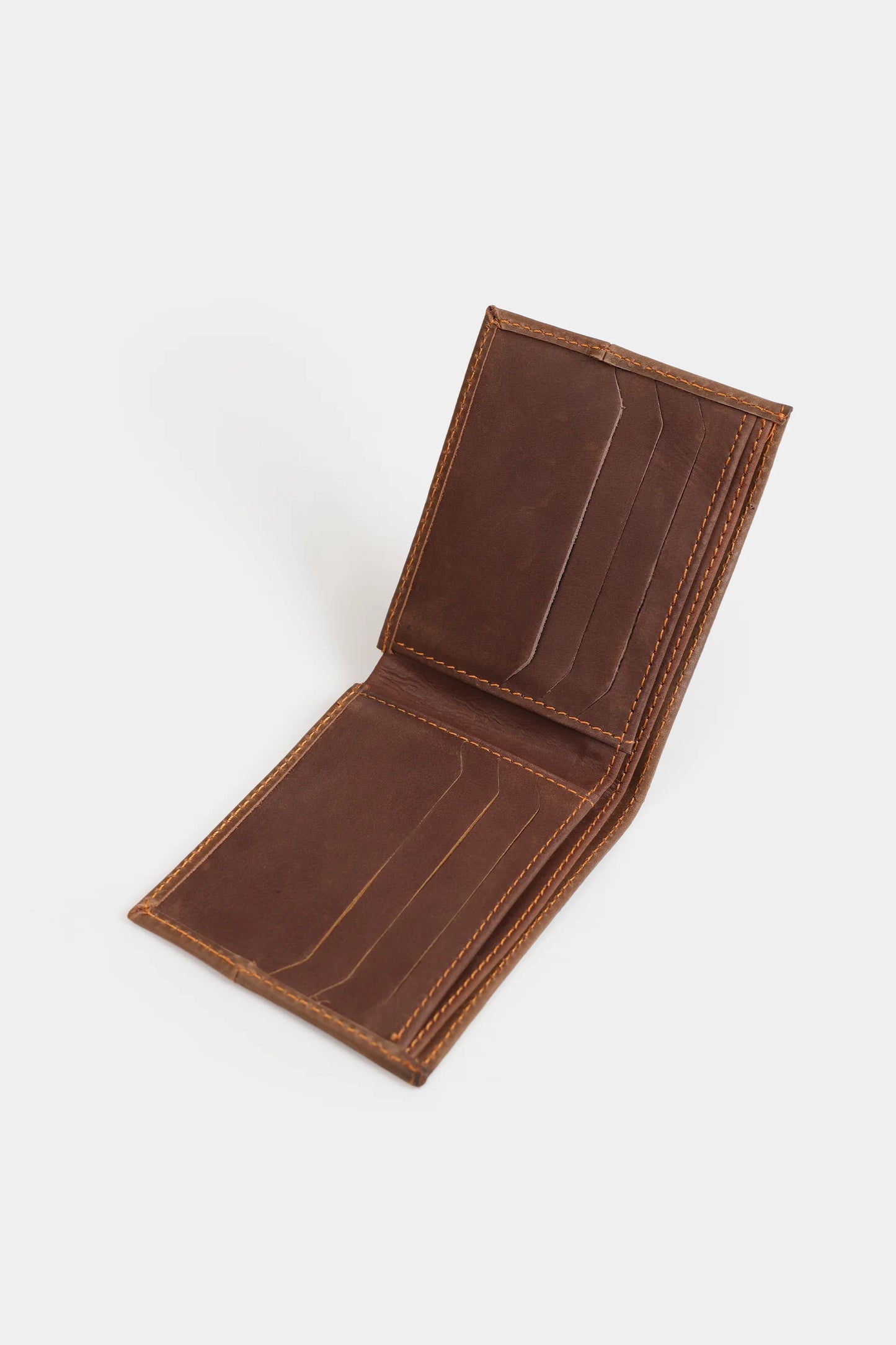 Vintage Espresso Leather Wallet - Cougar Clothing