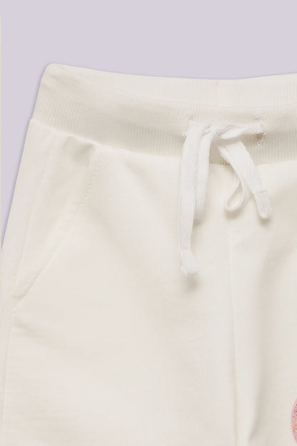 Glitter Printed Jogger Pants - Cougar Clothing