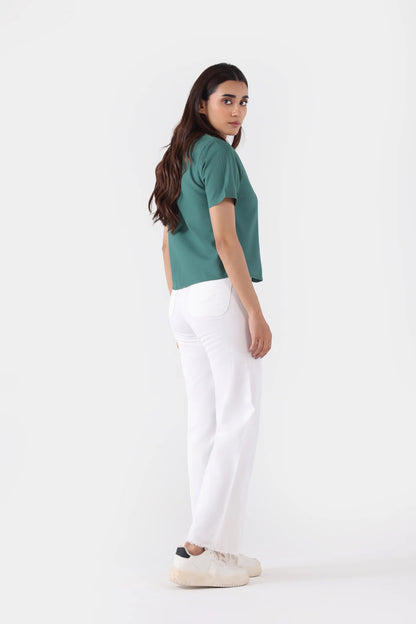Button Front Top - Cougar Clothing