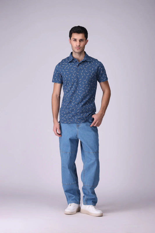 All Over Printed Polo - Cougar Clothing