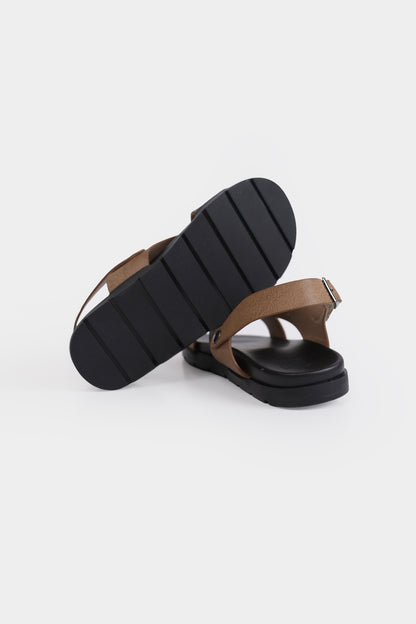 Crossover-Strapped Sandals - Cougar Clothing