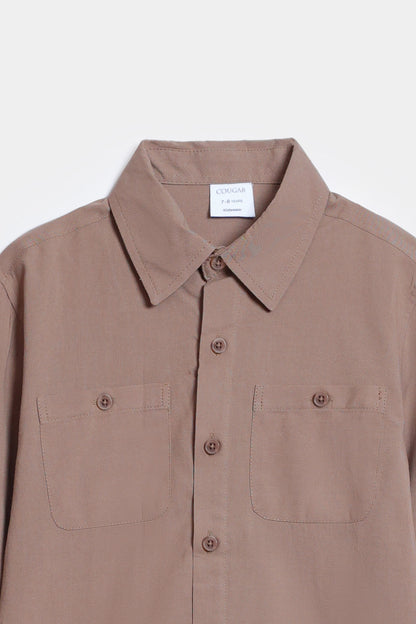 Basic Shirt With Chest Pockets - Cougar Clothing