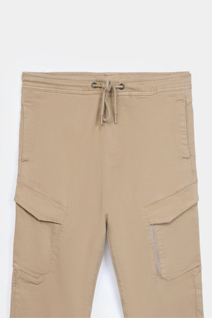 Knitted Dobby Cargo Trousers - Cougar Clothing