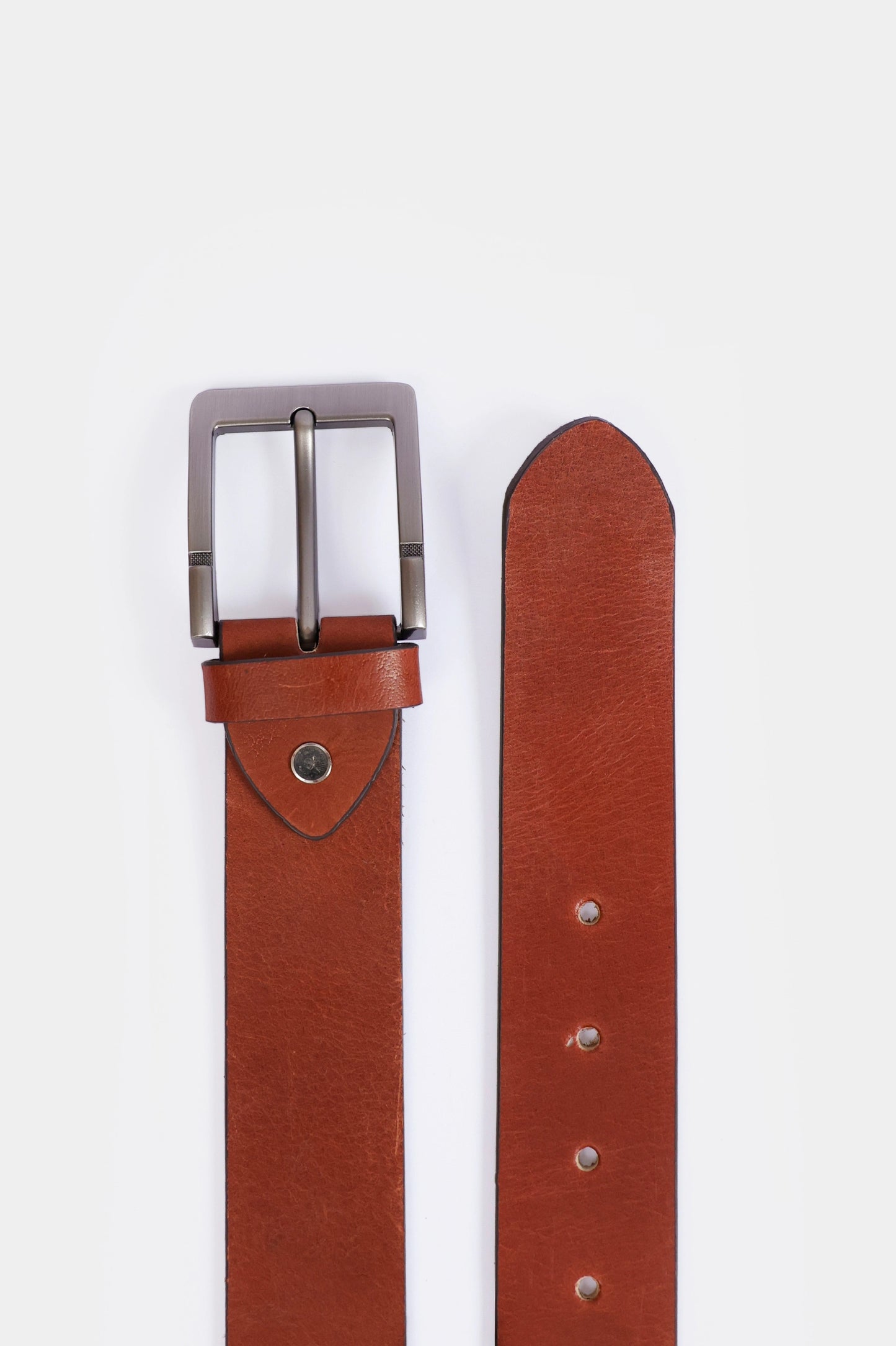 Tan Leather Belt - Cougar Clothing