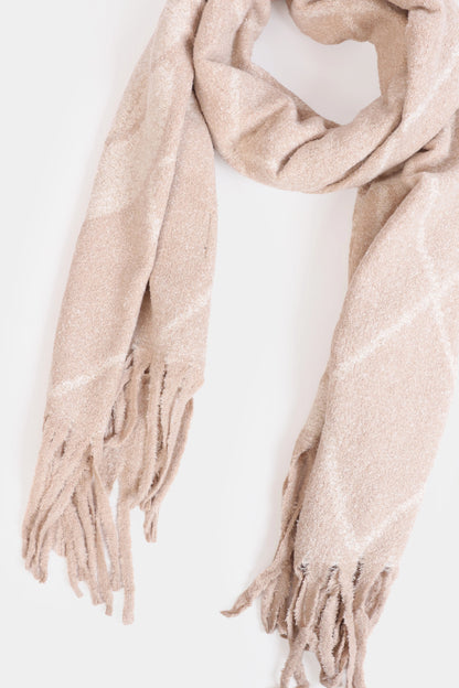 Argyle Knit Shawl - Cougar Clothing