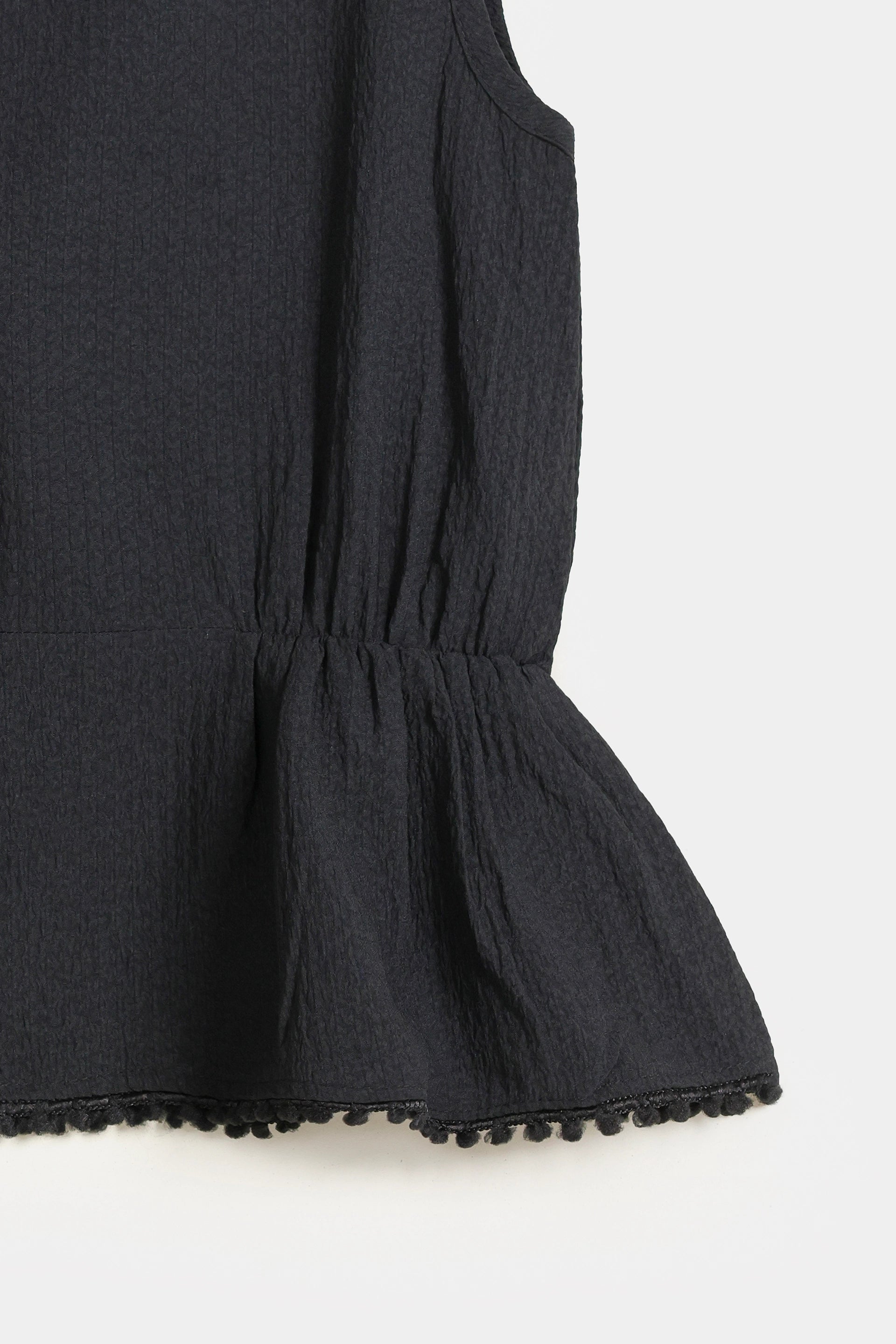 Sleeveless Textured Top - Cougar Clothing