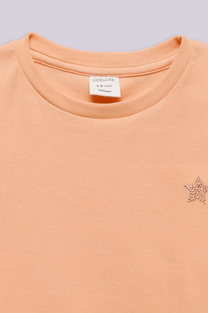 Frilled Sleeves T-Shirt - Cougar Clothing