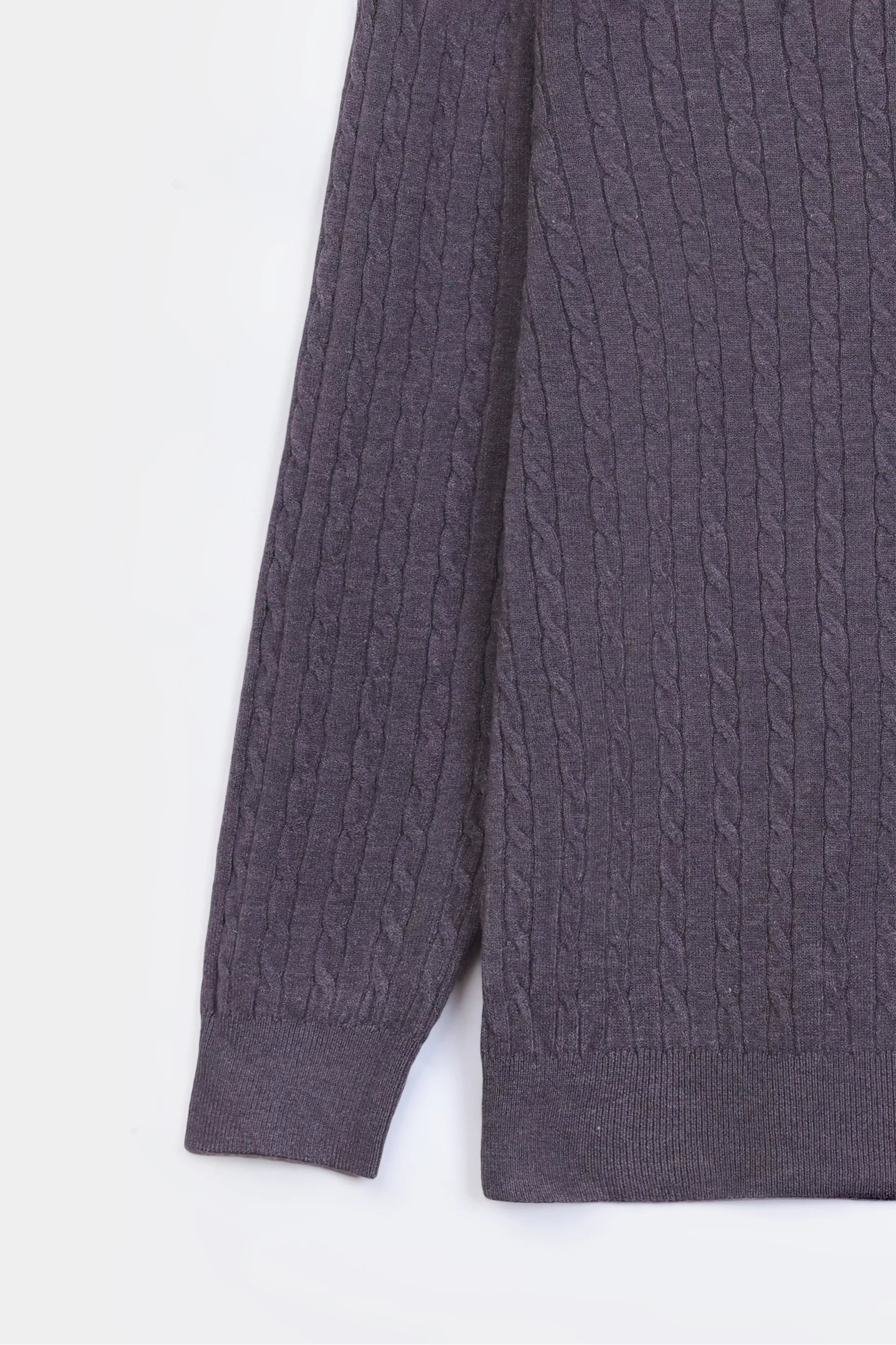 Crew Neck Wool-Blend Sweater - Cougar Clothing