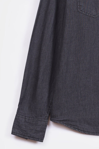 Flap Pockets Denim Shirt - Cougar Clothing