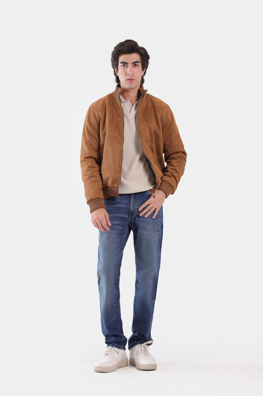 Faux Suede Jacket - Cougar Clothing