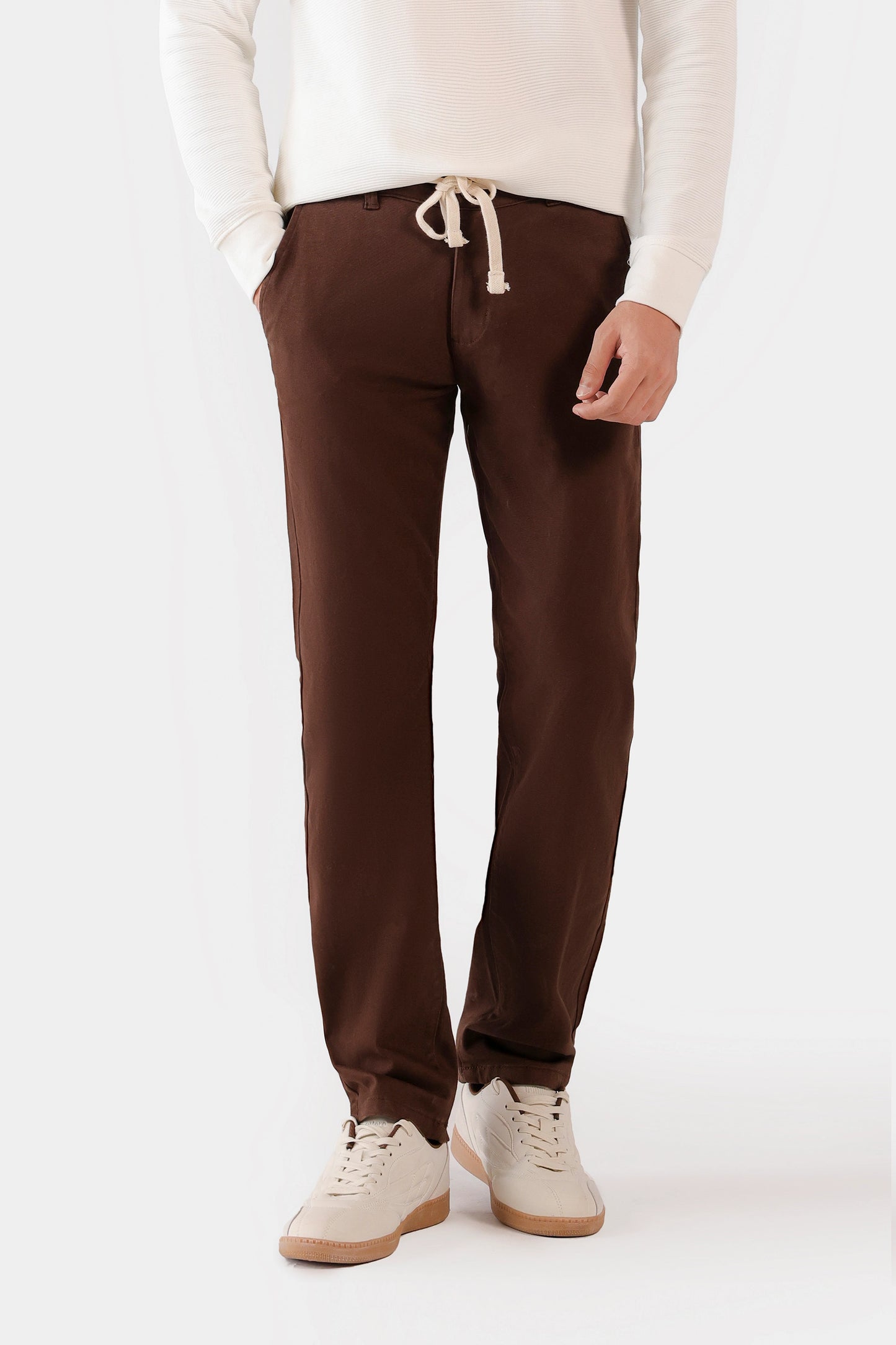Drawcord Chino Pants - Cougar Clothing