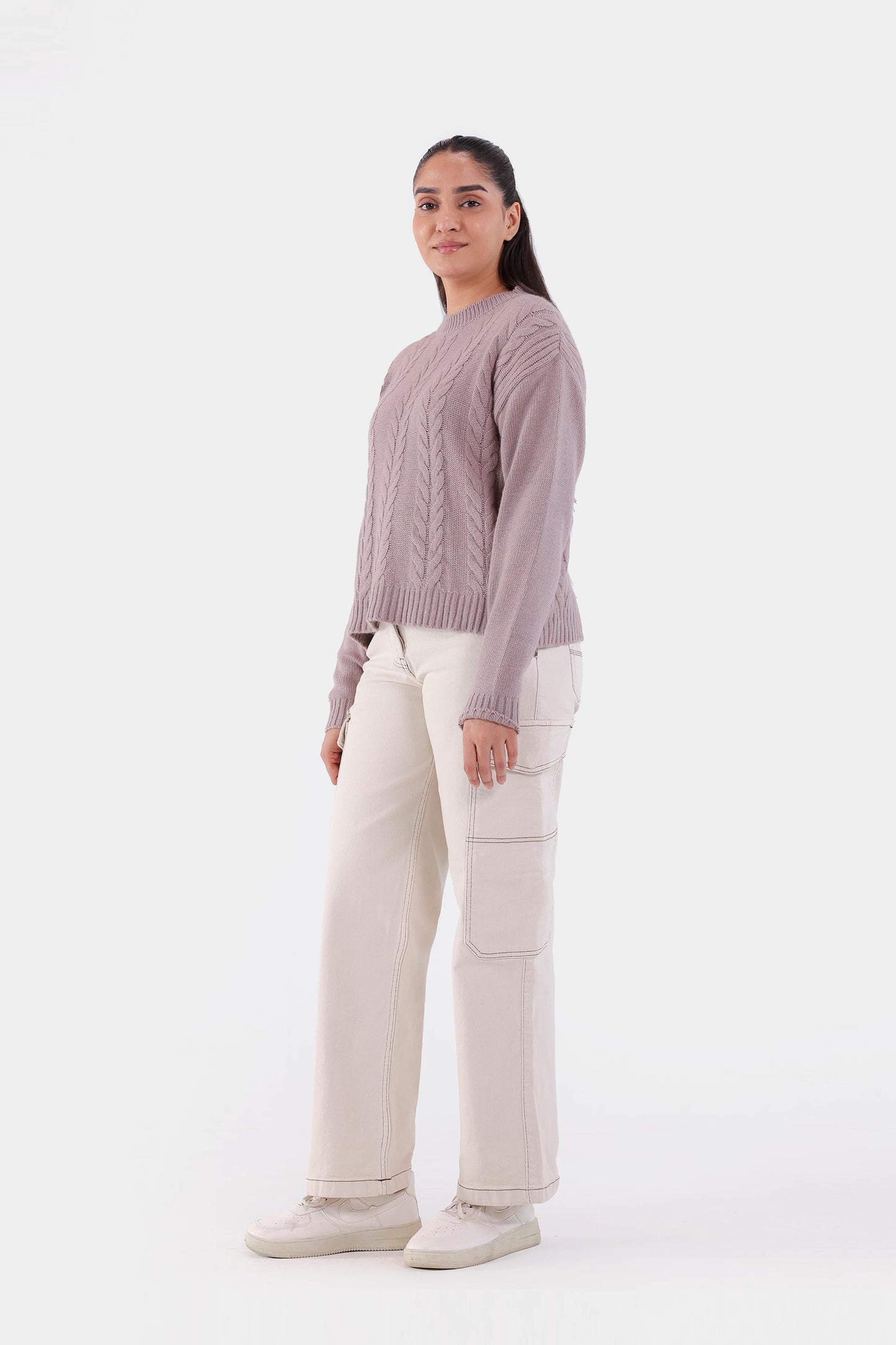 Cable Knit Sweater - Cougar Clothing