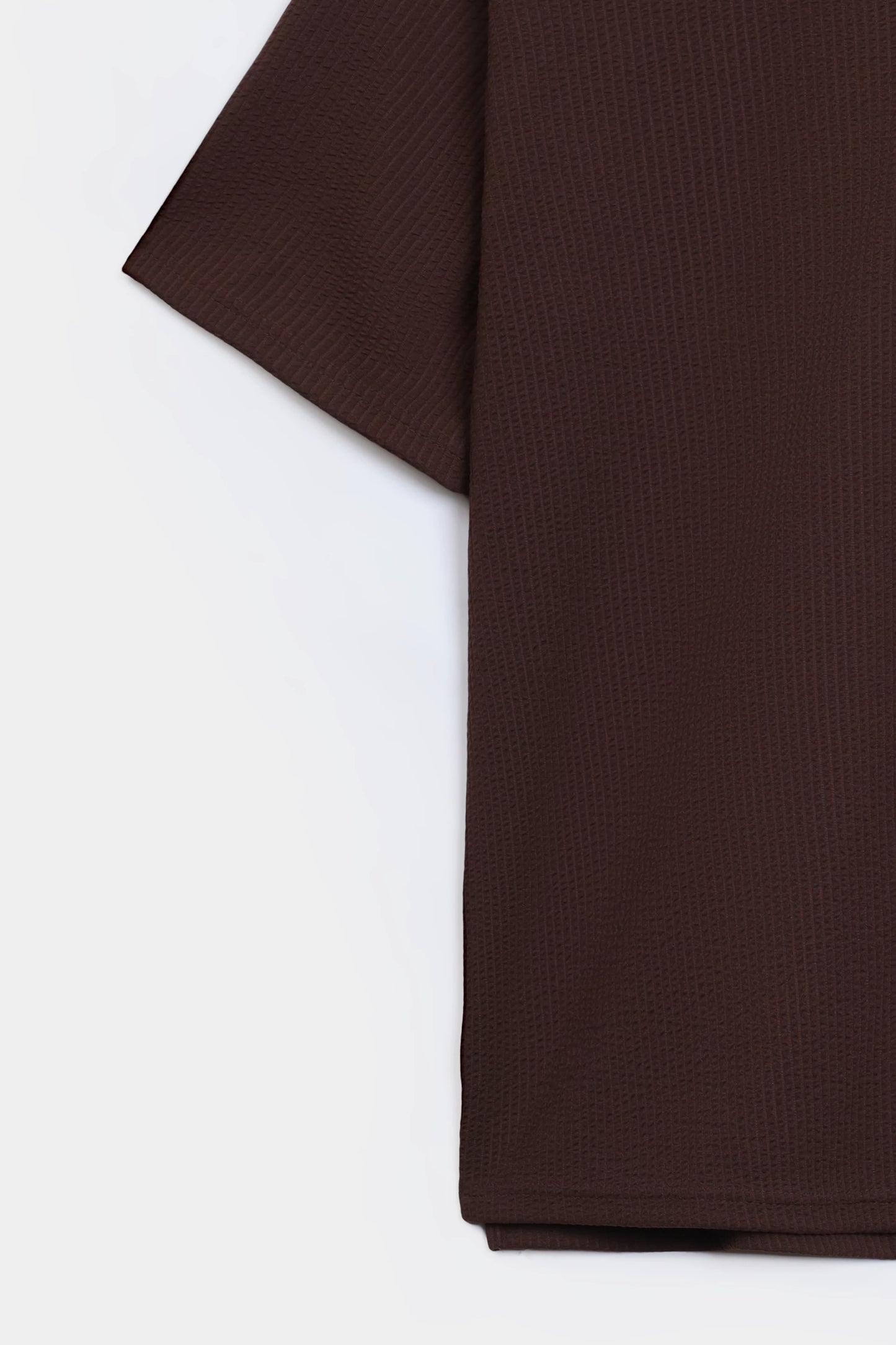 Oversized Seersucker Polo - Cougar Clothing
