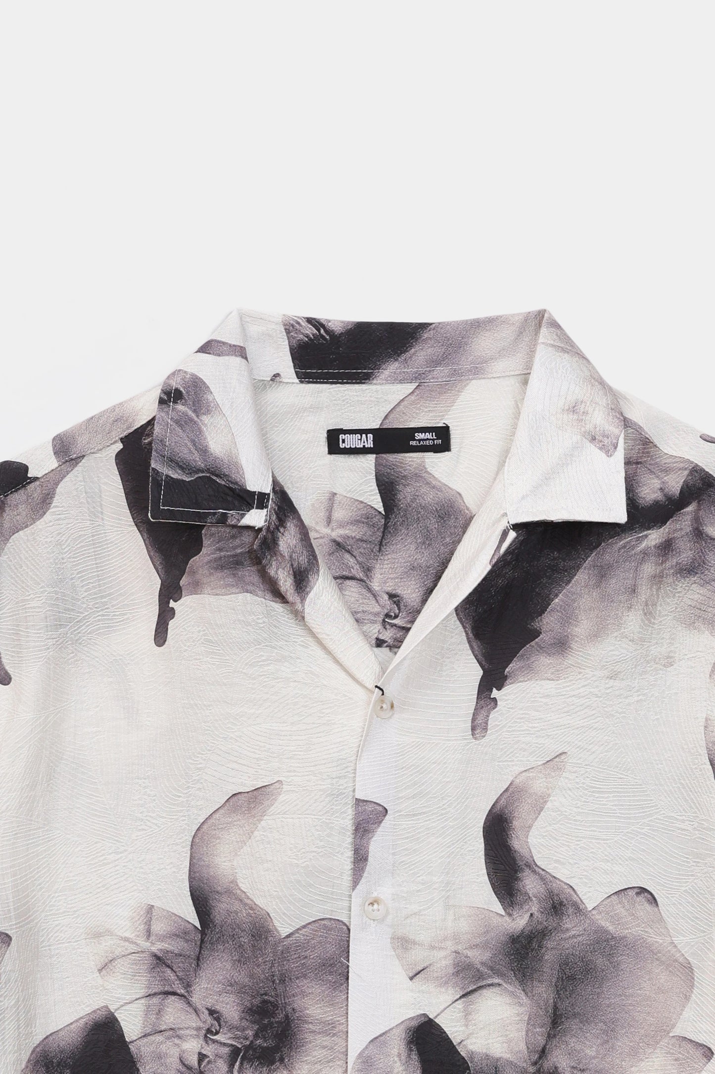 Relaxed Abstract Print Shirt - Cougar Clothing