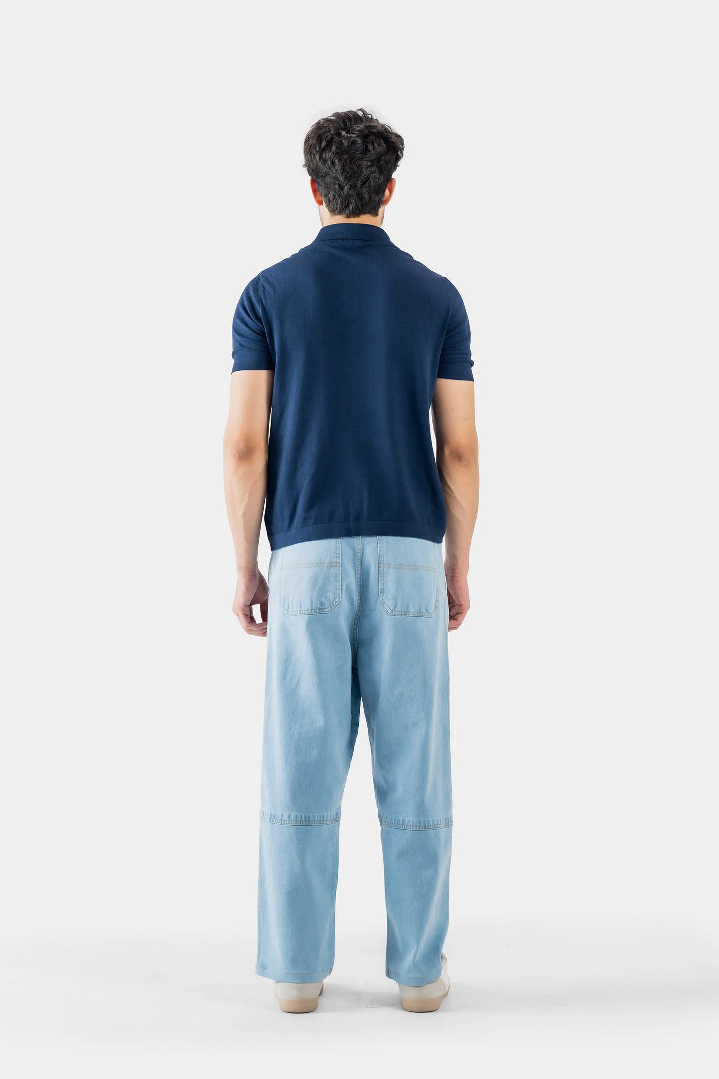 Viscose Blend Knit Polo - Cougar Clothing
