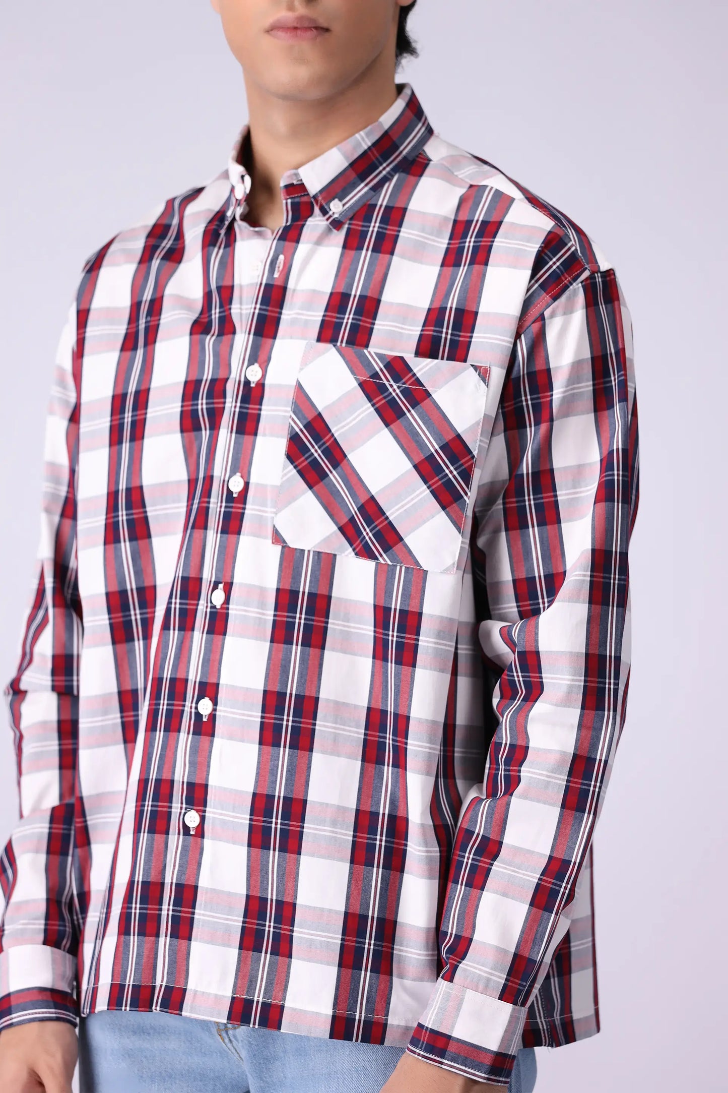 Baggy Fit Checkered Shirt - Cougar Clothing