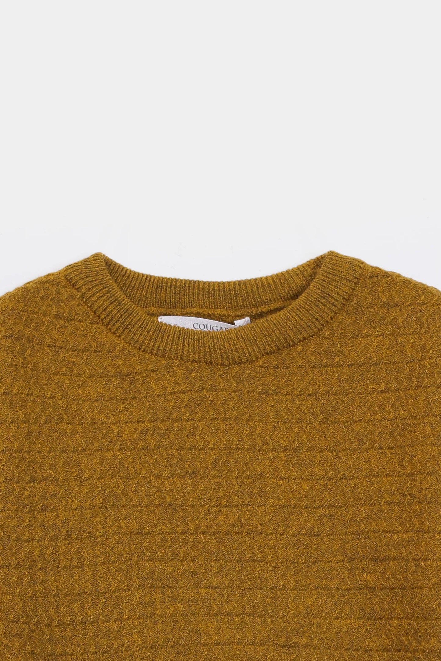 Textured Crew Neck Sweater - Cougar Clothing