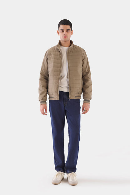 Quilted Mock Neck Jacket - Cougar Clothing