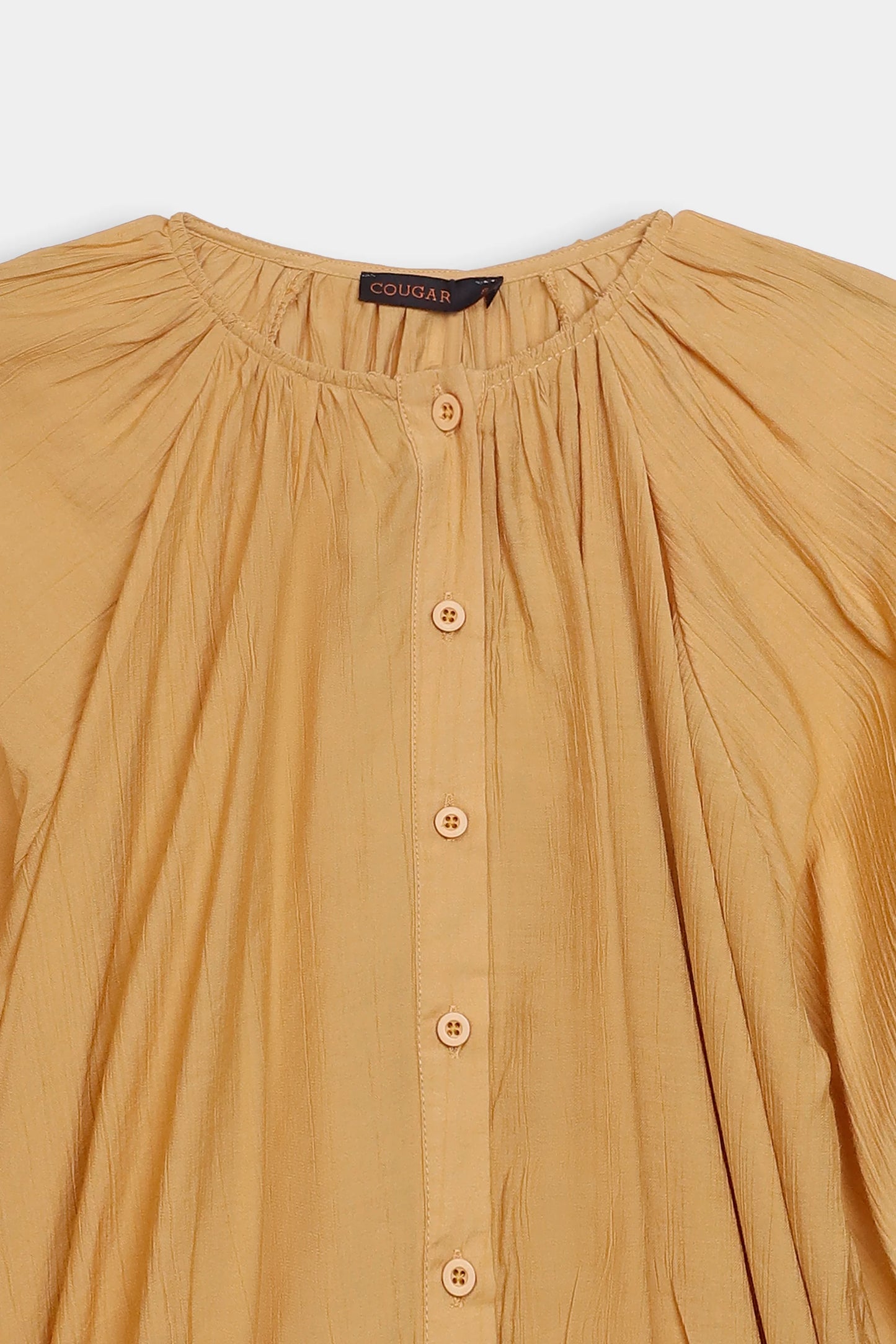 Button-Down Cotton Top - Cougar Clothing