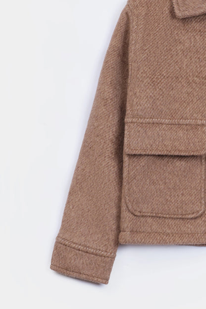 Flap Pocket Tweed Jacket - Cougar Clothing