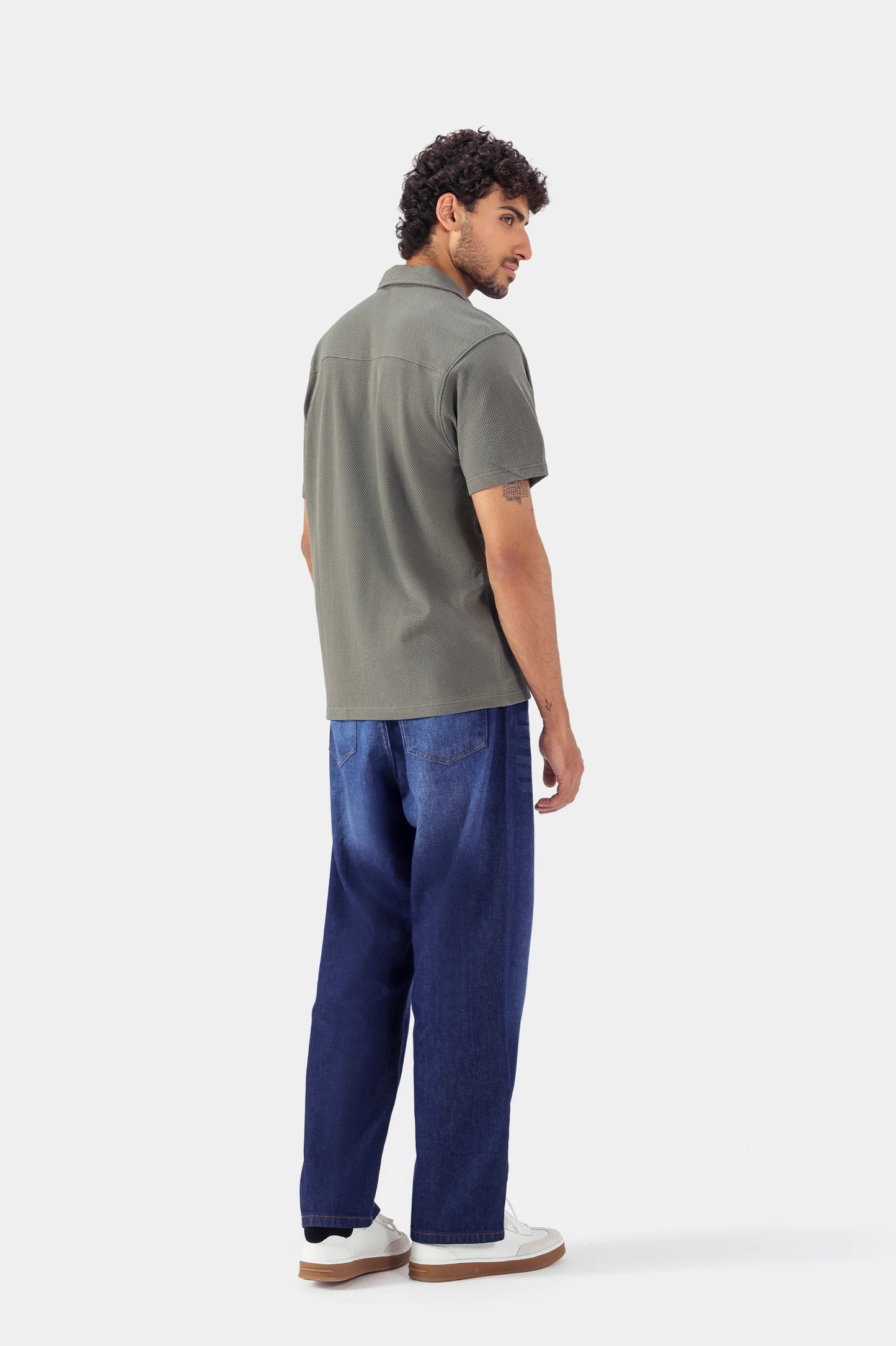 Relaxed Textured Shirt - Cougar Clothing