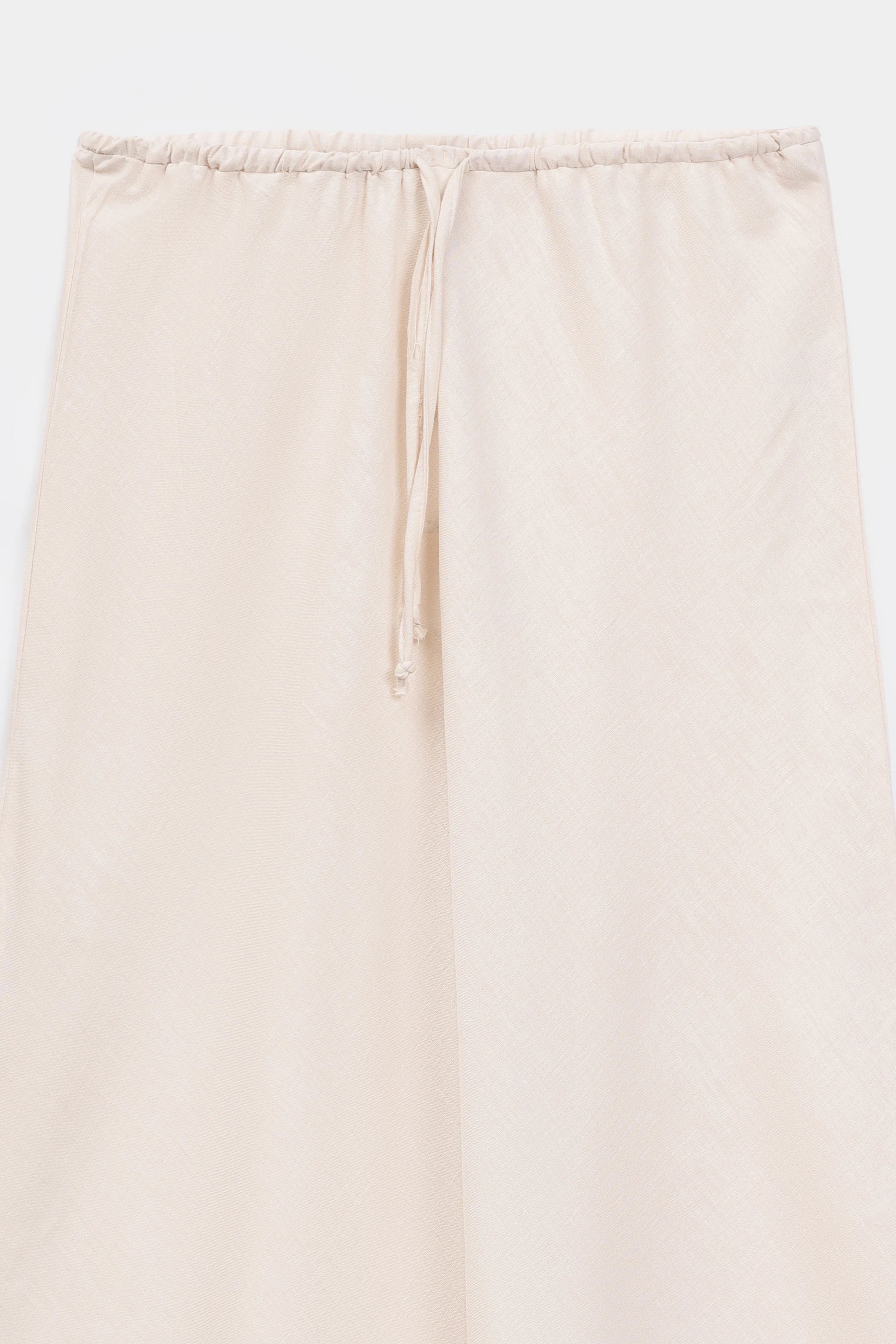 Drawstring Irish Cotton Skirt - Cougar Clothing