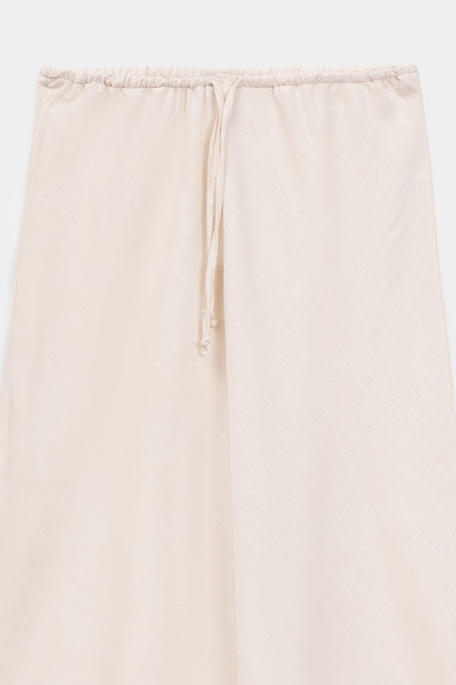 Drawstring Irish Cotton Skirt - Cougar Clothing